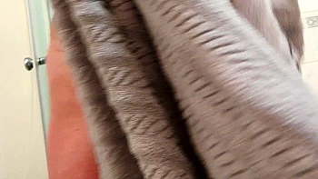 Mature Blonde Milf Shows Big Boobs After Shower Cumshot