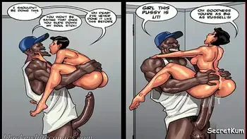 Art Class season #2 ep#4 - 2 Big Black Cocks Back to back  Dirty slut  Apple ipad Pro Comic Art