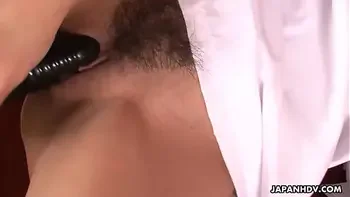 Japanese lady, Yuuno Hoshi is masturbating, uncensored