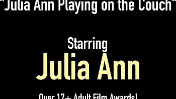 Busty Julia Ann's Fake Tits Solo