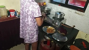 Desi Bride Fucked Rough in Kitchen While Cooking