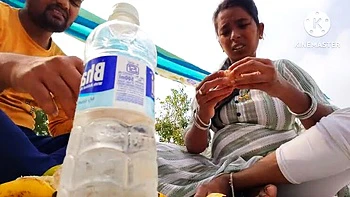 Indian Bhabhi Sucks Big Boobs Outdoors with Young Boy