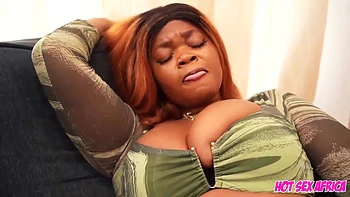 Ebony Threesome: Big Cock, Tits & Blowjob Action