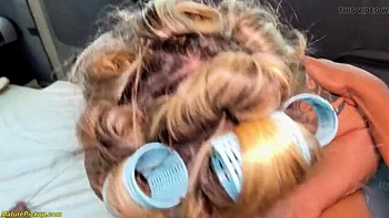 Tattooed Skinny Granny Sabrina Gets BBC Anal Slammed in Van