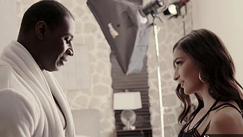 Emily gets her pussy stuffed with BBC in hot interracial fuck