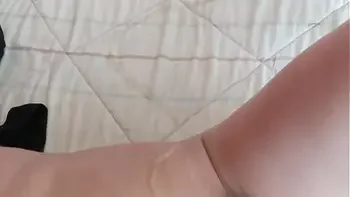 Hidden camera stepmom making stepson cum in her hairy pussy