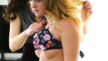 American Stepmom and Teen Double Dildo Ass Fuck