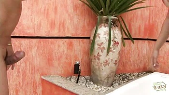 Mariana Sato's Lingerie Doggy Blowjob