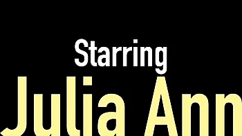 Julia Ann's Huge Tits Give Dirty Handjob