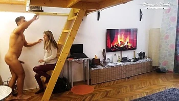 Blonde Gina Gerson gets cumshot doggystyle backstage