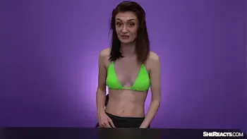 Too small? Small Dick Challenge Part 2 River and Vanessa