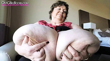 Horny 70-Year-Old Granny with Big Saggy Tits