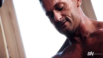 Skinny Brunette MILF Gets Double Anal DP Threesome