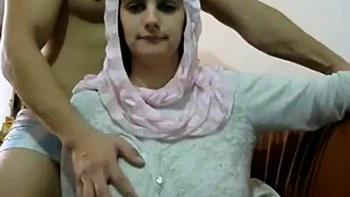 Pakistani Muslim Wife Gets Big Tits Massage and Blowjob