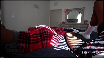 Gina Wap's Step-Sis Sleeps Without Panties, Big Ass Fuck