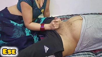 Indian Maid Gives Mind-Blowing Handjob