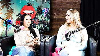 Rachel & Mia Talk Dirty with Sexy Girl-Girl Action