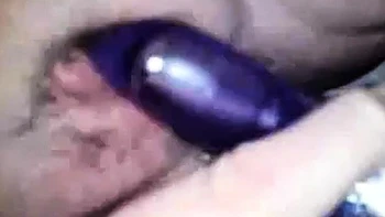 Blonde BBW Fucking Herself with Dildo