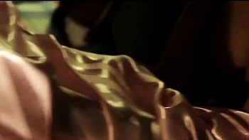 Mom in satin lingerie gives pov handjob before bed