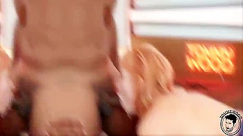 Hot Redhead Wife Gangbanged with DP and BBC