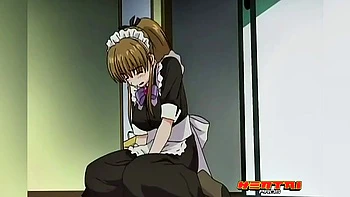 Bottomless Maid Bound in Bikini Cleaning and Fucking