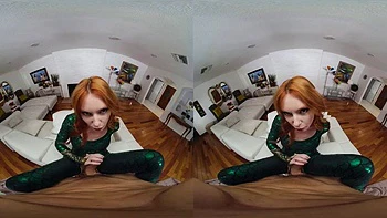 Redhead Small Tits Missionary Fuck VR