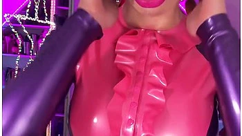 Redhead Babe Tries Moanspeak Gag in Hardcore Bondage