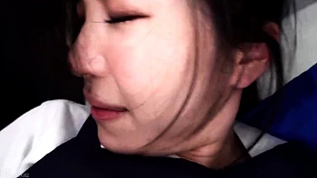 Japanese Big-Boobs Schoolgirl Fucked Hard with Cumshot