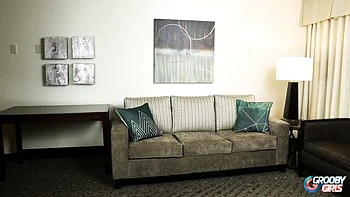 Trans girl Paige Turner solo cosplay masturbation