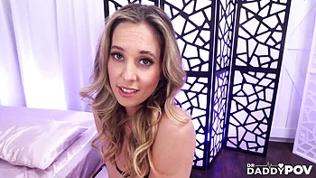 Dr Daddy fucks Millie Morgan's tight pussy POV