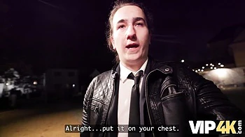 Charlie’s mature tits fucked by big white cock