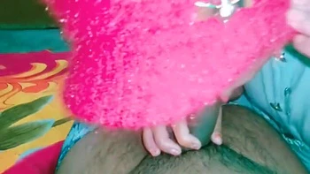 Desi Bhabhi Gives Wet Handjob POV