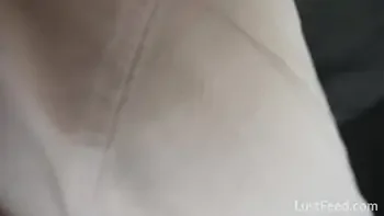 Innocent new teen Ann Joy's amateur sex tape - she uses a sex toy while she fucks and gets a creampie