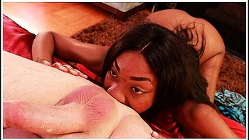 Star Burst - Big Eyed Babe Eats Ass & Gets Throatfucked