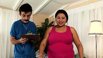 Fat BBW Wife tricked to Cheating Fuck