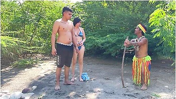 A Little Indian Dwarf Makes Me Fuck My Stepbrother On A Magic Island As A While He Watches Us Having Rough Sex In Exchange For Letting Us Go