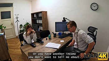 LOAN4K. She prefers to suck cock rather than show her credit history ft. Funky Town  Stanley Johnson: Porn