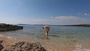 Skinny teen Matty Mila Perez gets fucked hard on the beach