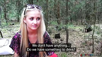 Keira and Michelle are enjoying outdoor pussy-licking so much