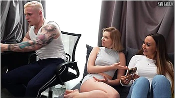 Lera Murr And Ashby Winter - My Girlfriend Wanted To Enlarge Her Breasts, I Proved Her Wrong With Hot Sex In Front Of Her Friend