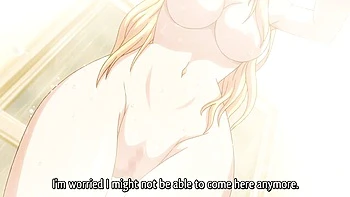 Girl's big tits scene
