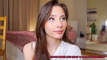 Sexy Long Hair Babe Solo Pussy Dildo Fuck