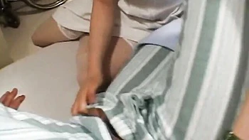 Hardcore Japanese GFs featuring dream girl's nurse scene