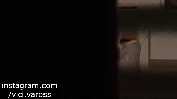 Neighbor caught masturbating at the window