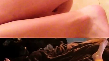 Petite teen cums with big dick on chat